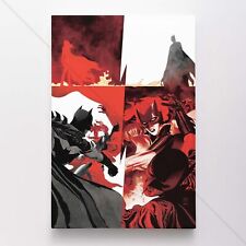 Batwoman Poster Canvas DC Comic Book Cover Art Print #7059