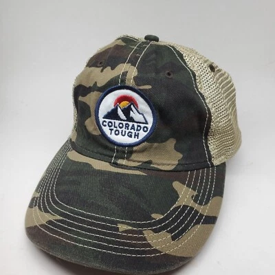 Gorra resistente Colorado Mountain unisex adulto béisbol ejército camuflaje malla con tirantes Foto 1 de 4