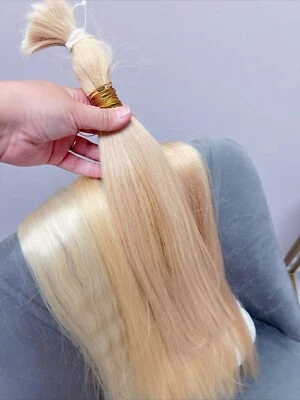 Extensiones de cabello eslavo|Cabello humano| 100 gramos Foto 1 de 4