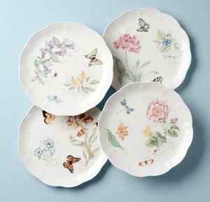 LENOX BUTTERFLY MEADOW DINNER PLATE PORCELAIN FLORAL 11" NEW YOUR CHOICE PATTERN - Picture 1 of 32
