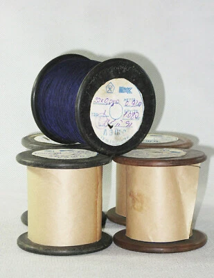 UdSSR 1991*s Blue Litz Wire LESHO HF Kupfer 200 Meter 20x0,05 - Bild 1 von 2