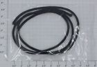 Wire-Plex C4x24 3Ft. #24 Gauge Round Black Braided Cloth Cable