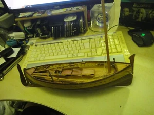 Barco pesca modelo maqueta madera hecho a mano ver fotos España - Picture 1 of 19