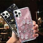 For Apple iPhone 14 Pro Max 13 12 11 Glitter Bumper Clear Soft Case Protective Cases