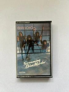 Girlschool - Screaming Blue Murder - 1982 - Cassette - BRONC 541 - Picture 1 of 5
