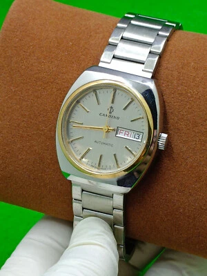 Винтажные механические автоматические часы CANDINO с указателем дня/даты - Изображение 1 из 4