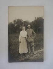 Original postcard of a German NCO wearing the Iron Cross 2nd Class ribbon
