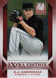 2013 (TWINS) Elite Extra Edition #73 D.J. Baxendale