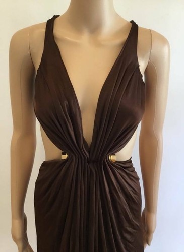 DSQUARED2 ABITO SEXY RITAGLIATO CON LATI E RETRO APERTO TAGLIA SMALL