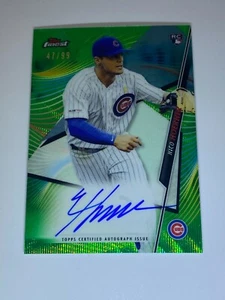 2020 Topps Finest Nico Hoerner Green Rookie Autograph 47/99 #FA-NH Cubs - Picture 1 of 2