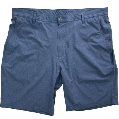 Pantalones cortos de golf FootJoy 26818 para hombre W40 azul elástico frente plano Foto 1 de 4