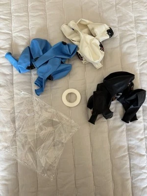 ¡Paquete de 15 globos Monster Truck azules, negros y blancos para fiesta! Fiesta de cumpleaños Foto 1 de 3