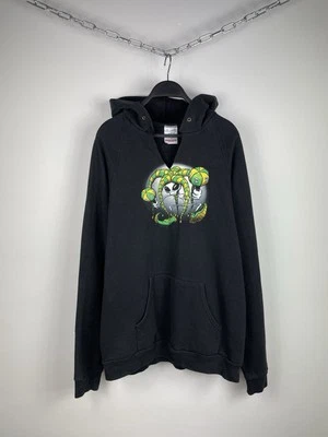 Vintage 90’s Alien Screen Stars Hoodie Distressed Skateboards Y2K Men’s Size XL - image 1 of 4