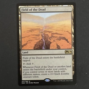 1x Field of the Dead - Core Set 2020 (M20) Rare Land MTG - Picture 1 of 2