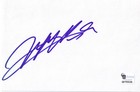 Jeff Gordon lot - signed auto index card cachet COA GAI