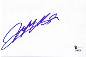 Jeff Gordon lot - signed auto index card cachet COA GAI - Picture 1 of 4