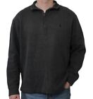 Polo Ralph Lauren Mens Pullover Sweater Gray 1/4 Zip Heavy Knit Sweater Sz XL