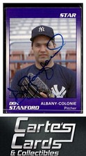 Don Stanford 1990  Star Albany-Colonie Yankees #19 TTM/IP Signed Autographed