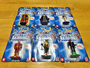 Justice League Unlimited  DIE-CAST Metal DC Mattel 6 Figure Lot