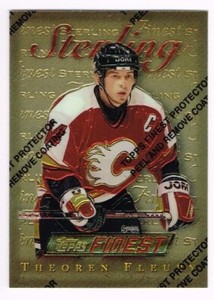 1995-96 Topps Finest Rare Gold #30 Theoren Fleury  2527*