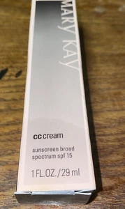 Mary Kay CC Creme tiefer LSF 15 Sonnenschutz - 1 fl. Oz. Tube Make-up Hautpflege NEU - Bild 1 von 5