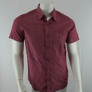 Camicia Travis Mathew manica corta con bottoni uomo S rossa - Foto 1 di 9