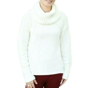 Revolve One Teaspoon Luxe Sweater Womens Sz M Chunky Knit White Open Back Nwot - Picture 1 of 9