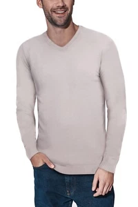 XRAY Men’s V-Neck Sweater Soft Slim Fit Pullover Heather Gray 2XL NWT N3717 - Picture 1 of 3