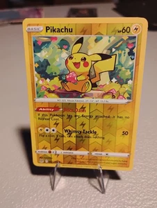 Pikachu 052/196 Reverse Holo Verlorener Ursprung Pokemon Karte Süß - Bild 1 von 2