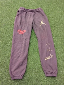 Travis Scott Cactus Jack X Air Jordan Highest Sweatpants Size M - Picture 1 of 5