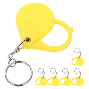 6 Stück Taschenlupe Lupe kleine Halskette Schlüsselanhänger - Bild 1 von 12