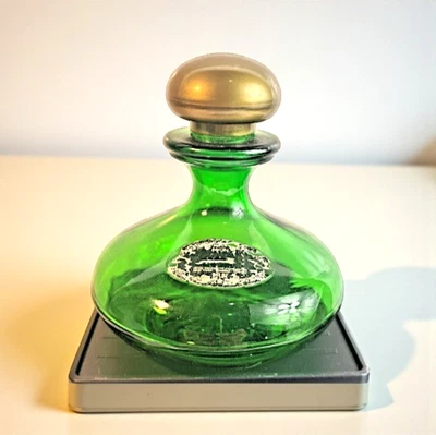Vintage Avon Green Glass Captain Choice Aftershave Bottle Vanity Bathroom Decor - image 1 of 4