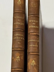 Laurence Sterne 1898 HC Lot Of 2-Letters,Sermons,Etc - Sentimental Journey - Picture 1 of 23