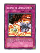 Lineage Of Destruction - Mint / Near Mint Condition YUGIOH Card