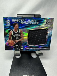 2016 SPECTRA RONDAE HOLLIS-JEFFERSON JUMBO JERSEY PATCH #/99 PRIZM BLUE JORDAN