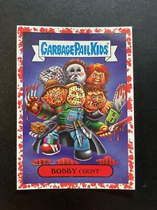 Garbage Pail Kids 15b Bobby Count Red 68/75 Topps 2019 Revenge Oh Horror-ible - Picture 1 of 2