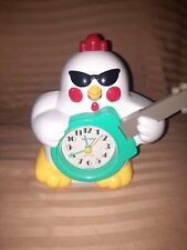 Citizen Rock and Roll Chicken Alarm Clock Tested Works English Language 1990s