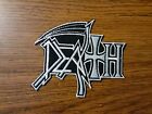 Death,Iron On White Embroidered Patch