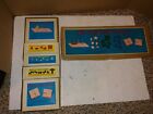Vintage 50's/60's Near Mint In Box 5 Wood Puzzle Set,What Is Your Score Puzzles