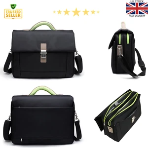 15.6"Laptop Briefcase Business Bag Work Case Shoulder strap Bag Nylon Waterproof - Picture 1 of 7