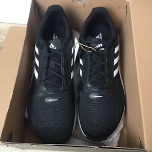 Adidas Men's Runfalcon 2.0 Black White Running Shoes FY5943 Size 9.5 (NIB)