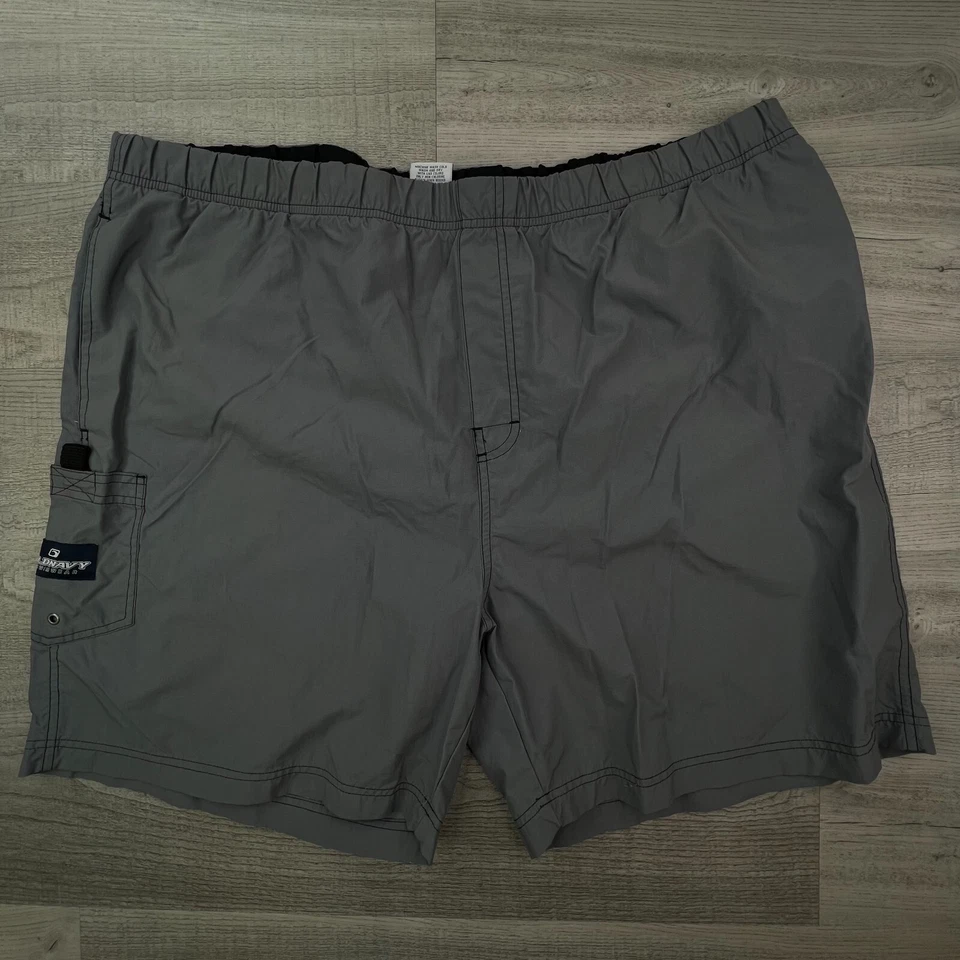 Pantalones Cortos Old Navy Para Hombre XXL Gris Traje de Baño Aire Libre Senderismo Campamento Natación Bolsillos Forrados Foto 1 de 4