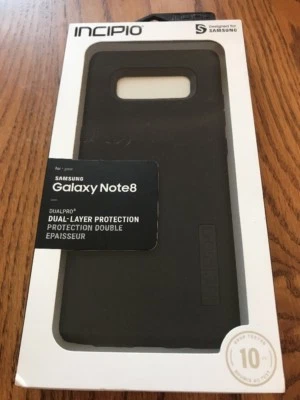 Incipio DualPro Case Cover Drop Protection for Samsung Galaxy Note 8 Black NEW  - Изображение 1 из 4