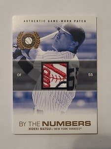 2005 FLEER PATCHWORKS HIDEKI MATSUI / 99  Yankees Logo Patch New York