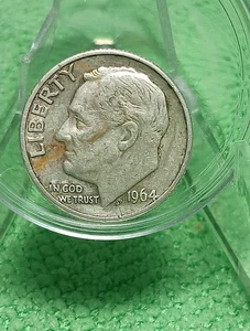 1964 D Roosevelt Dime Possible DDR Error 90% Silver Coin - Picture 1 of 18