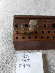Vintage 3 Craftool Leather Tooling Stamps #79 - Picture 1 of 2