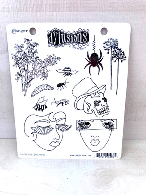 Ranger Dylusions Bits Of This DYK34605 Clings Stamps Dyan Reaveley - Image 1 of 3