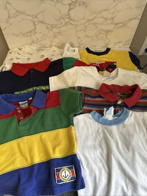 Lote De 7 Camisas Camisetas De Colección Niño Pequeño 18 Mos A 3T Años 90 Y2K Excelente Estado Foto 1 de 4