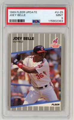 Actualización Fleer 1989 Albert Joey Belle #U-25 PSA 9 RC Foto 1 de 2