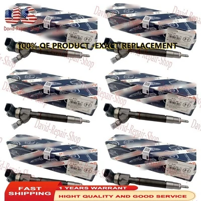 6pcs Fuel Injectors 0445110190 0445110189 6110701687 For Mercedes Benz Sprinter Foto 1 de 4